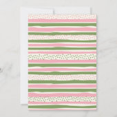 Donuts en dinosaurussen gezamenlijke broer of zus  kaart (Achterkant)