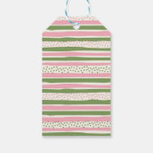 Donuts en Dinosaurussen Gezamenlijke Verwant Gift  Cadeaulabel (Achterkant)