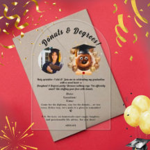 Donuts en Diploma Afstudeerfeest