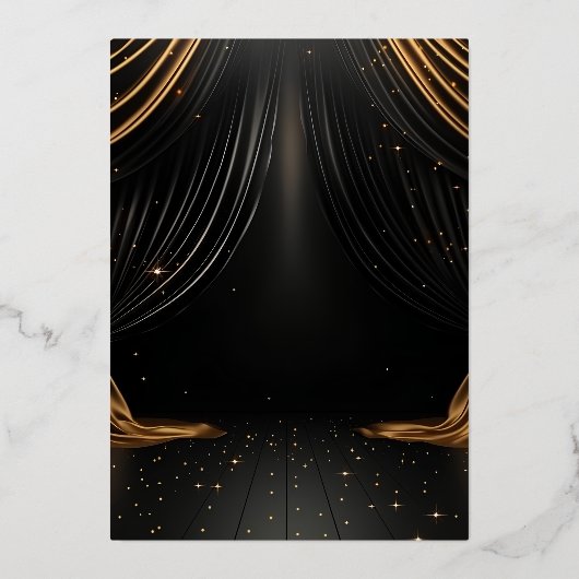 Donuts en Diploma Foto-verjaardagsfeestje Folie Uitnodiging (Achterkant)