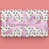 Donuts en Diploma's Afstudeerpatroon Cadeaupapier