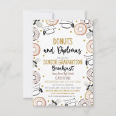 Donuts en Diplomas Afstuderen Kaart (Voorkant)