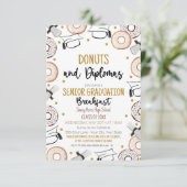 Donuts en Diplomas Afstuderen Kaart (Staand voorkant)