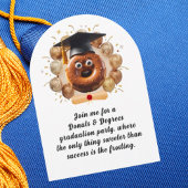 Donuts en graden foto afstuderen partij kaart