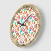 Donuts en ijskap grote klok (Hoek)