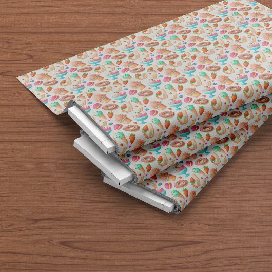 Donuts en ijskap stof