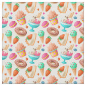 Donuts en ijskap stof (Close Up)