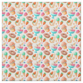 Donuts en ijskap stof (Swatch)