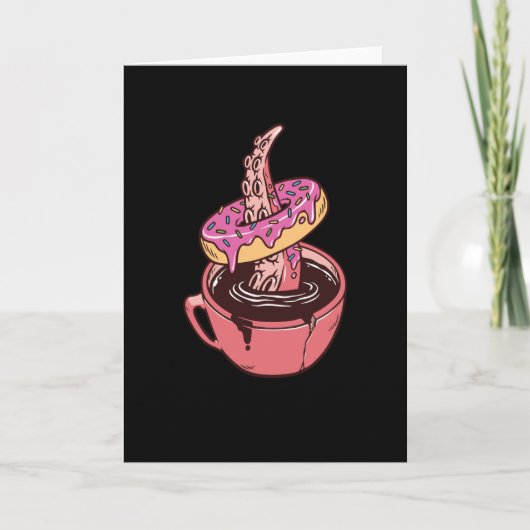 Donuts en koffie kaart (Voorkant)