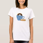 Donuts en koffie-Shirt T-shirt (Voorkant)