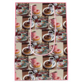  donuts en koffieverjaardag medium cadeauzakje (Achterkant)