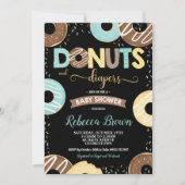 Donuts en luiers Baby shower Baby Boy Donuts Kaart (Voorkant)
