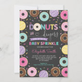 Donuts en luiers | Baby Sprinkle — zoete Doughnote Kaart (Voorkant)