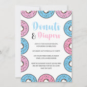Donuts en Luiers Geslacht Onthulling Kaart (Voorkant)