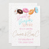 Donuts en Luiers Sprinkle Kaart (Voorkant / Achterkant)