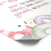 Donuts en Luiers Sprinkle Moeder Osa Bar Poster (Hoek)