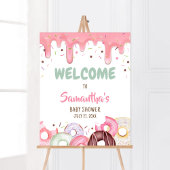 Donuts en Luiers Sprinkle Welkom Poster