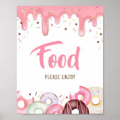 Donuts en Luiers Strooi Voedsel Poster (Voorkant)