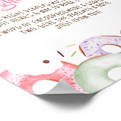 Donuts en luiers Strooien Late Night Luiers Poster (Hoek)