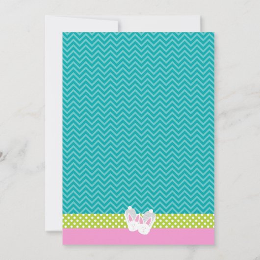 Donuts en pyjamas Chalkboard Style Invitation Kaart (Achterkant)