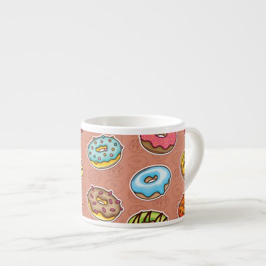 Donuts Espresso Kop (Voorkant rechts)