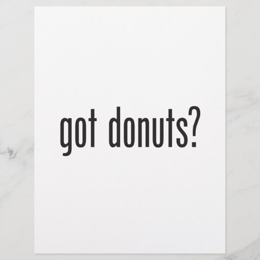 donuts flyer (Voorkant)