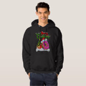 Donuts Food Lover Xmas Decorations Santa Donuts Ch Hoodie (Voorkant volledig)
