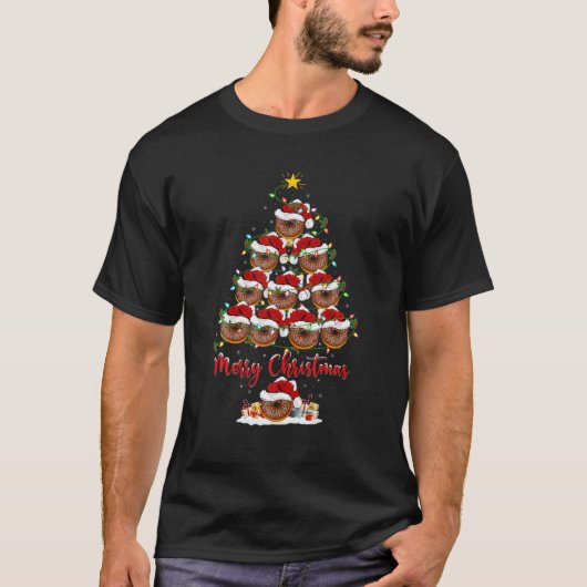 Donuts Food Lover Xmas Matching Santa Donuts Chris T-shirt (Voorkant)