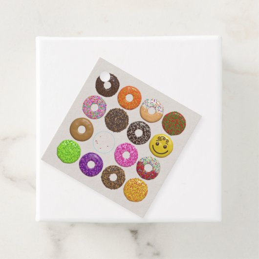 Donuts for all bedankjes labels (In situ)
