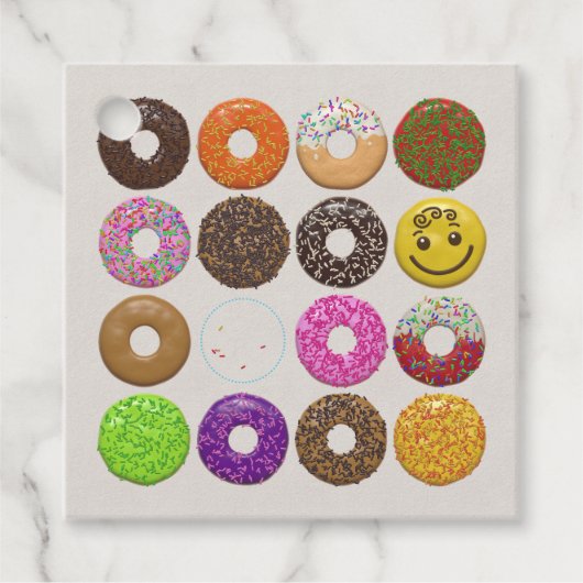 Donuts for all bedankjes labels (Voorkant)
