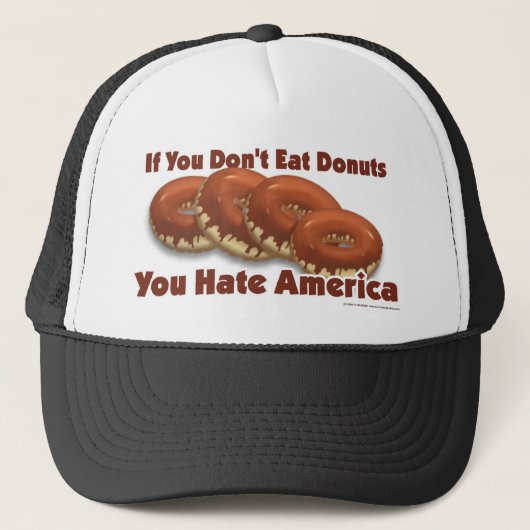 Donuts for America Trucker Pet (Voorkant)