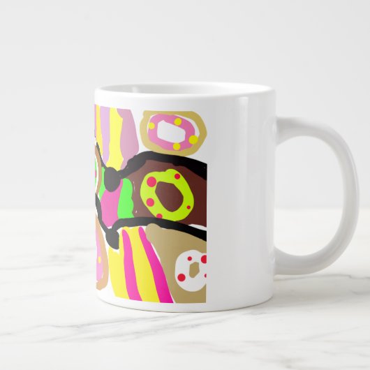 Donuts fun grote koffiekop (Rechts)