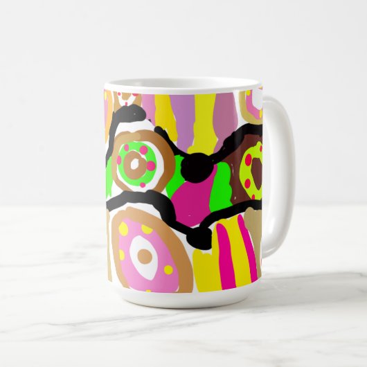 Donuts fun koffiemok (Voorkant rechts)