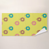 donuts fun snack badhanddoek (Badhanddoek)