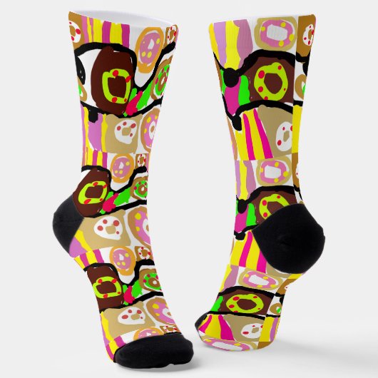 Donuts fun sokken (Gebogen)