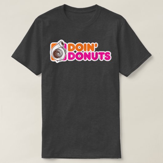 Donuts Funny Racing & Drift Car Enthusiast T-shirt (Design voorkant)