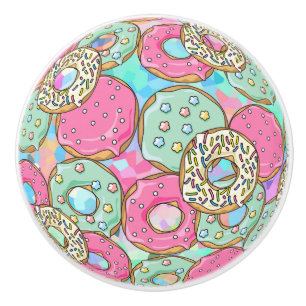 Donuts Galore Keramische Knop
