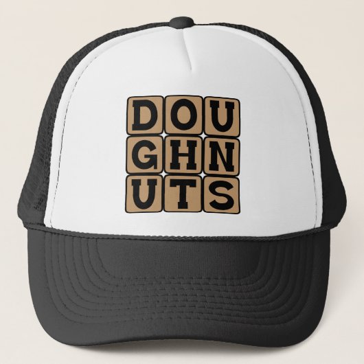Donuts, Gatige Ontbijtbehandelingen Trucker Pet (Voorkant)