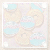 Donuts Glazen Onderzetter (Achterkant)