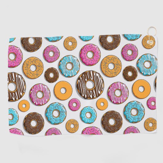 Donuts Golfhanddoek (Horizontaal)