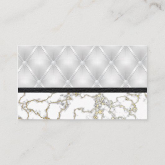 Donuts | Goudmarmer | Het mengen Ingrediënt en Bow Klantenkaartje (Achterkant)