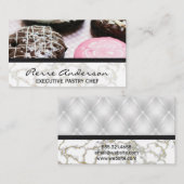 Donuts | Goudmarmer | Lederen Klantenkaartje (Voorkant / Achterkant)