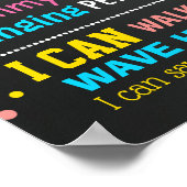 Donuts Groei GEEN vogeldagbordbord Poster (Hoek)