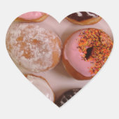 DONUTS! HART STICKER (Voorkant)