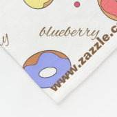 Donuts Homemade Fleece Blanket Deken (Hoek)