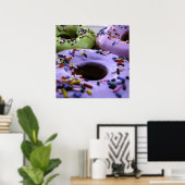 Donuts Huge Format-Poster Poster (Thuiskantoor)