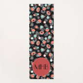 Donuts, ijsroom, cupcakes, dessert, monogram yogamat (Voorkant)