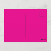 Donuts Ik eet alleen donuts Briefkaart (Achterkant)