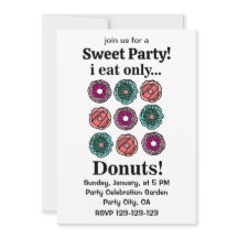 Donuts Ik eet alleen donuts