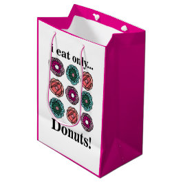 Donuts Ik eet alleen donuts Medium Cadeauzakje